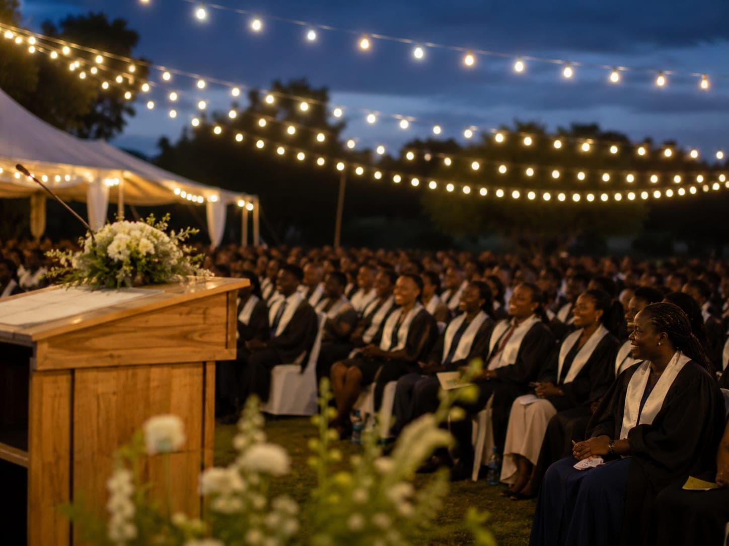 Brave Impact Leadership Academy graduation and leadership ceremony in Kenya