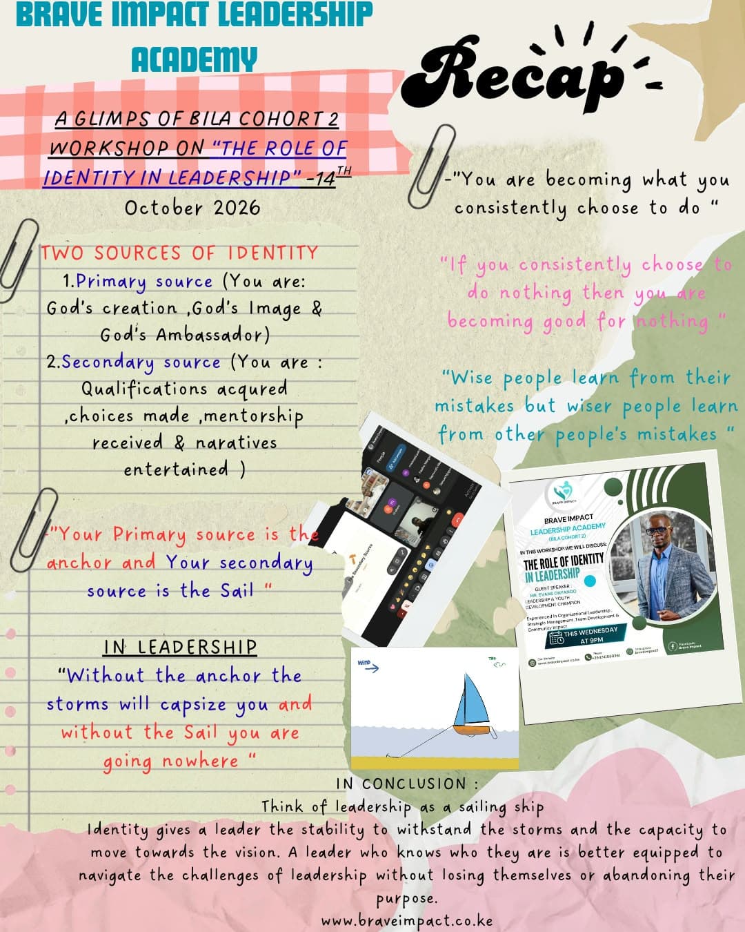 THE ROLE OF IDENTITY IN LEADERSHIP (BILA Cohort 2 workshop recap) - Story cover image