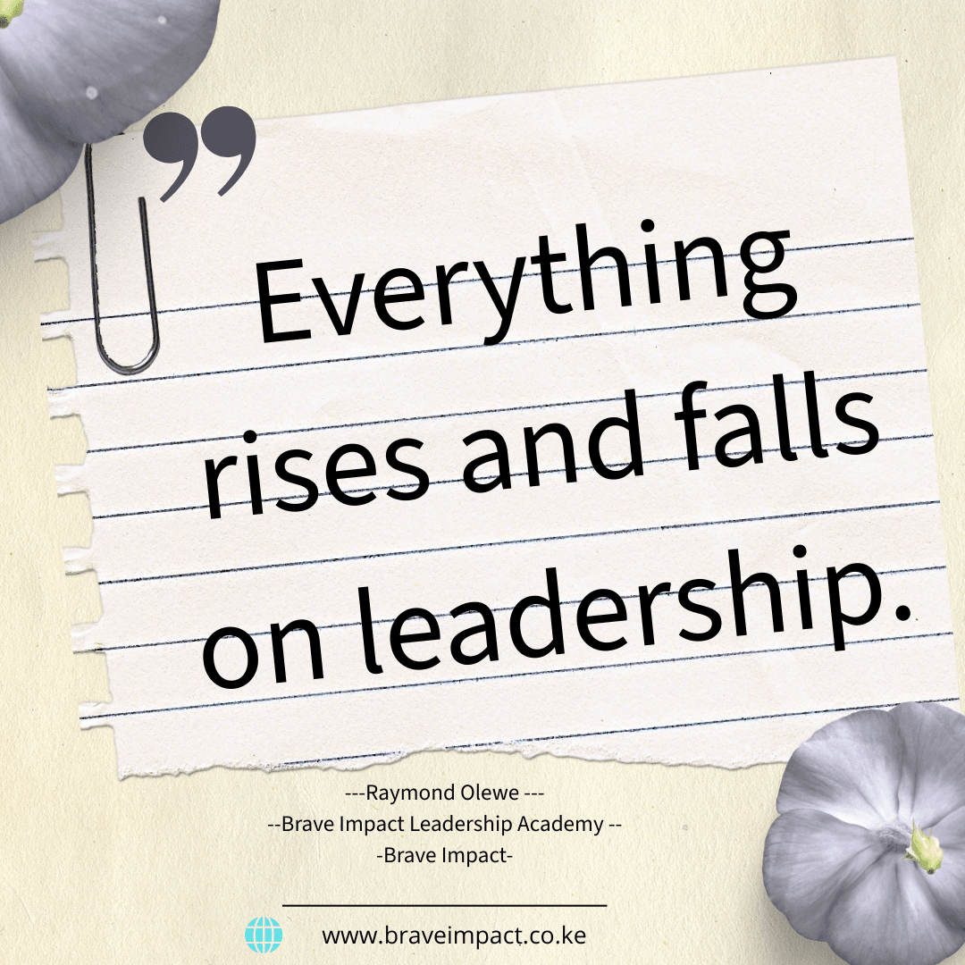 Everything rises and falls on leadership. - Story cover image